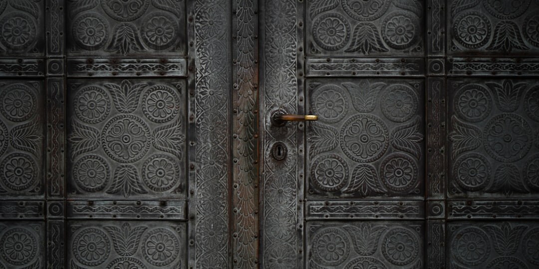 mysterious closed door