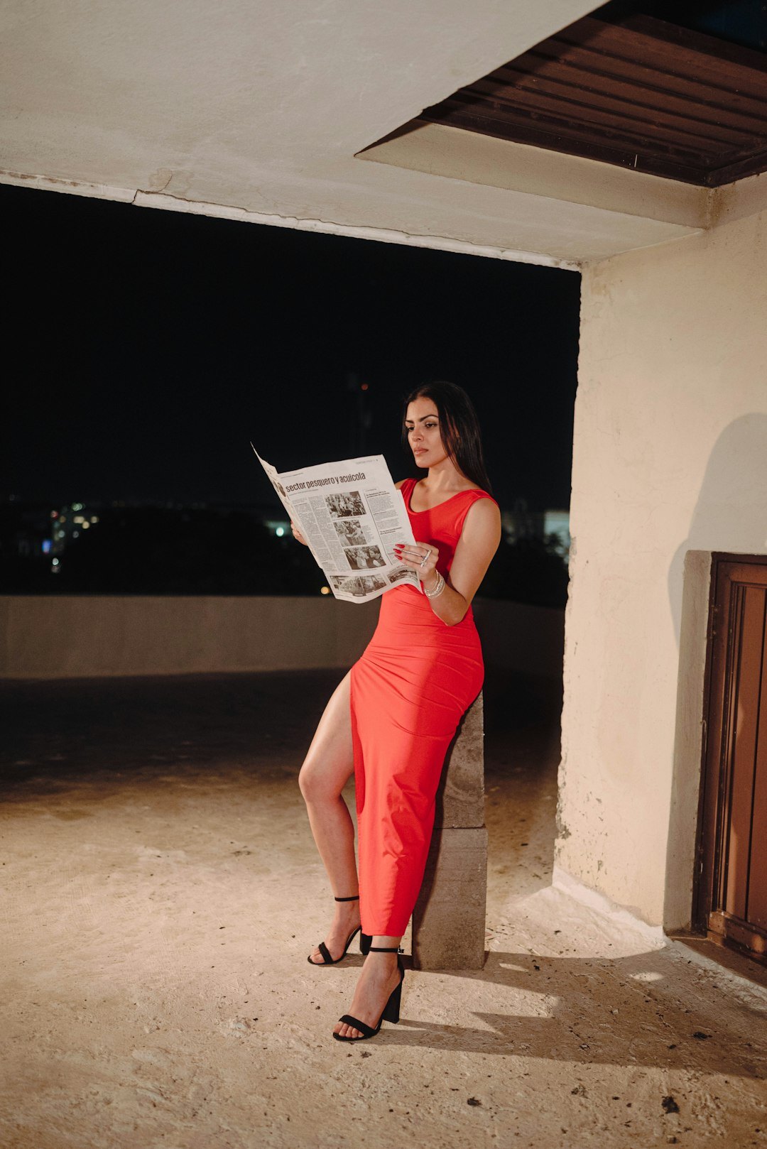 night time reading scene