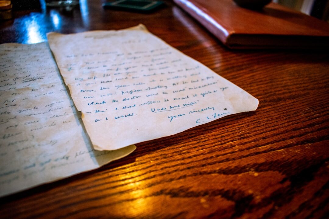 mysterious writer desk